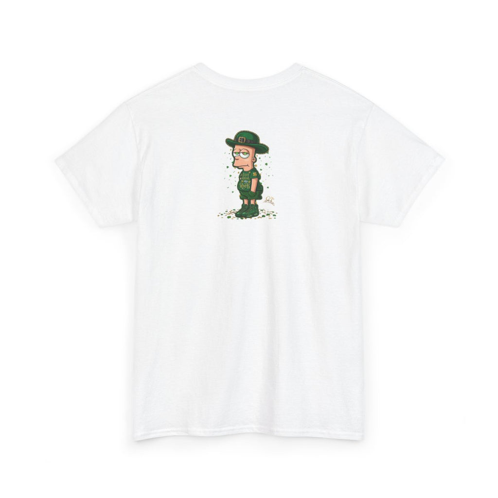 Lucky Charm Urban Irish Bart Designer St Patrick's Day Theme Unisex Heavy Cotton Tee by GT Artland