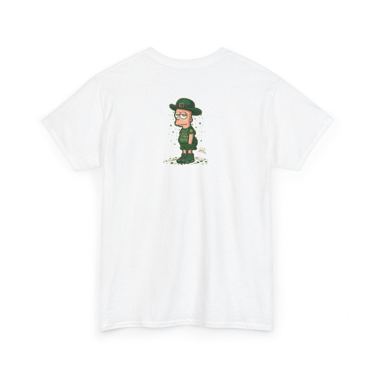 Lucky Charm Urban Irish Bart Designer St Patrick's Day Theme Unisex Heavy Cotton Tee by GT Artland