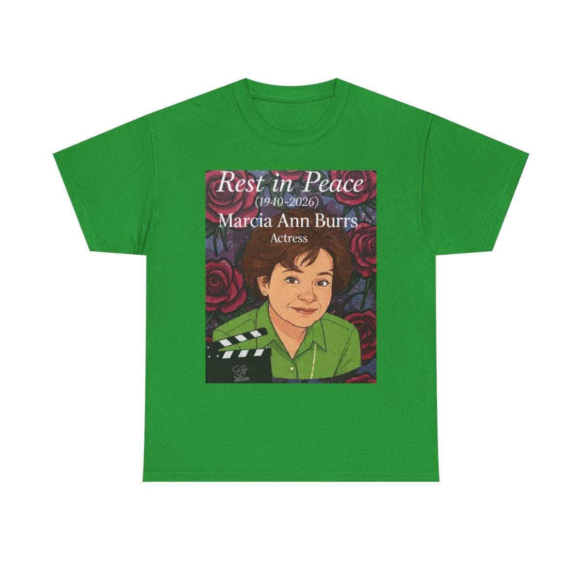 Marcia Ann Burrs Memerial Actress Legend Unisex Heavy Cotton Tee BY GT ARTLAND