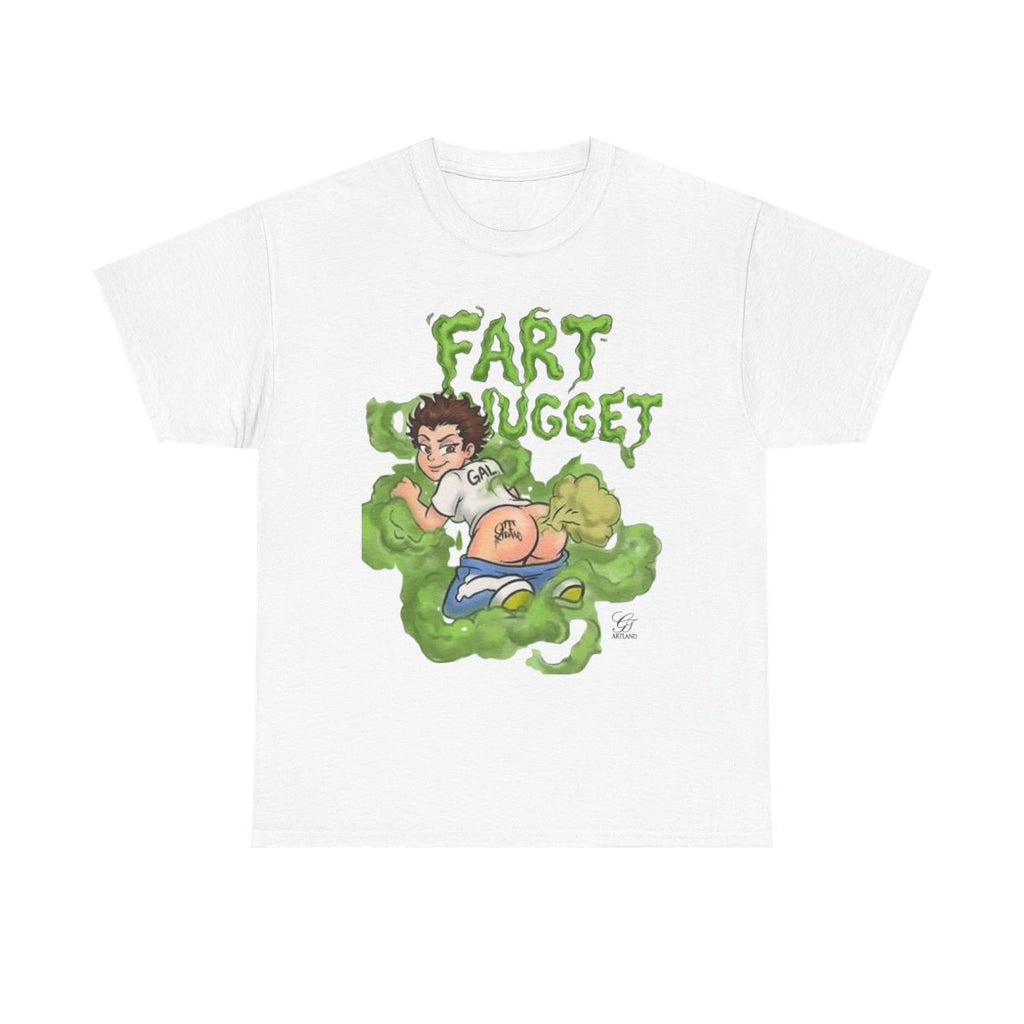 Fart Nugget Girl Unisex Heavy Cotton Tee by GT Artland