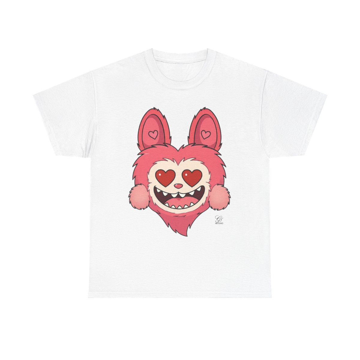 Pink Bubu La Designer Unisex Heavy Cotton Tee BY GT ARTLAND