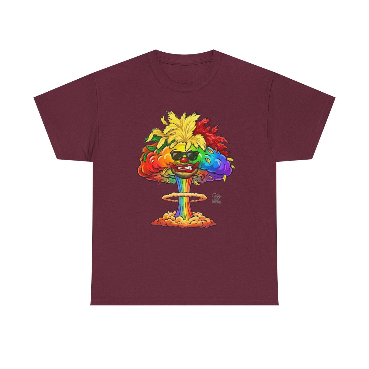 Mushroom Nuclear Cloud GT Soldier Fan Gear Unisex Heavy Cotton Tee by GT Artland