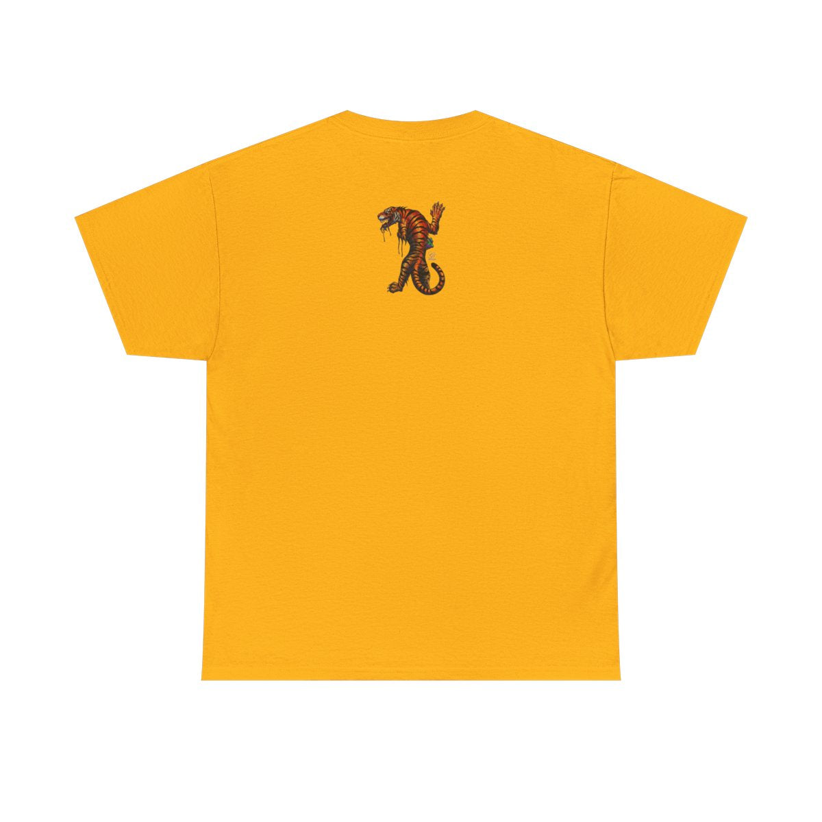 Tiger Spirit Urban Tattoo Style Unisex Heavy Cotton Tee by GT Artland