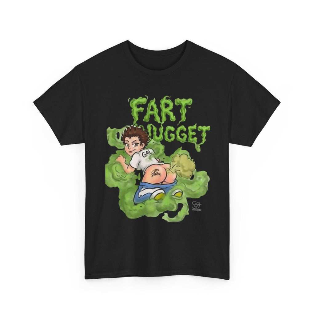 Fart Nugget Girl Unisex Heavy Cotton Tee by GT Artland