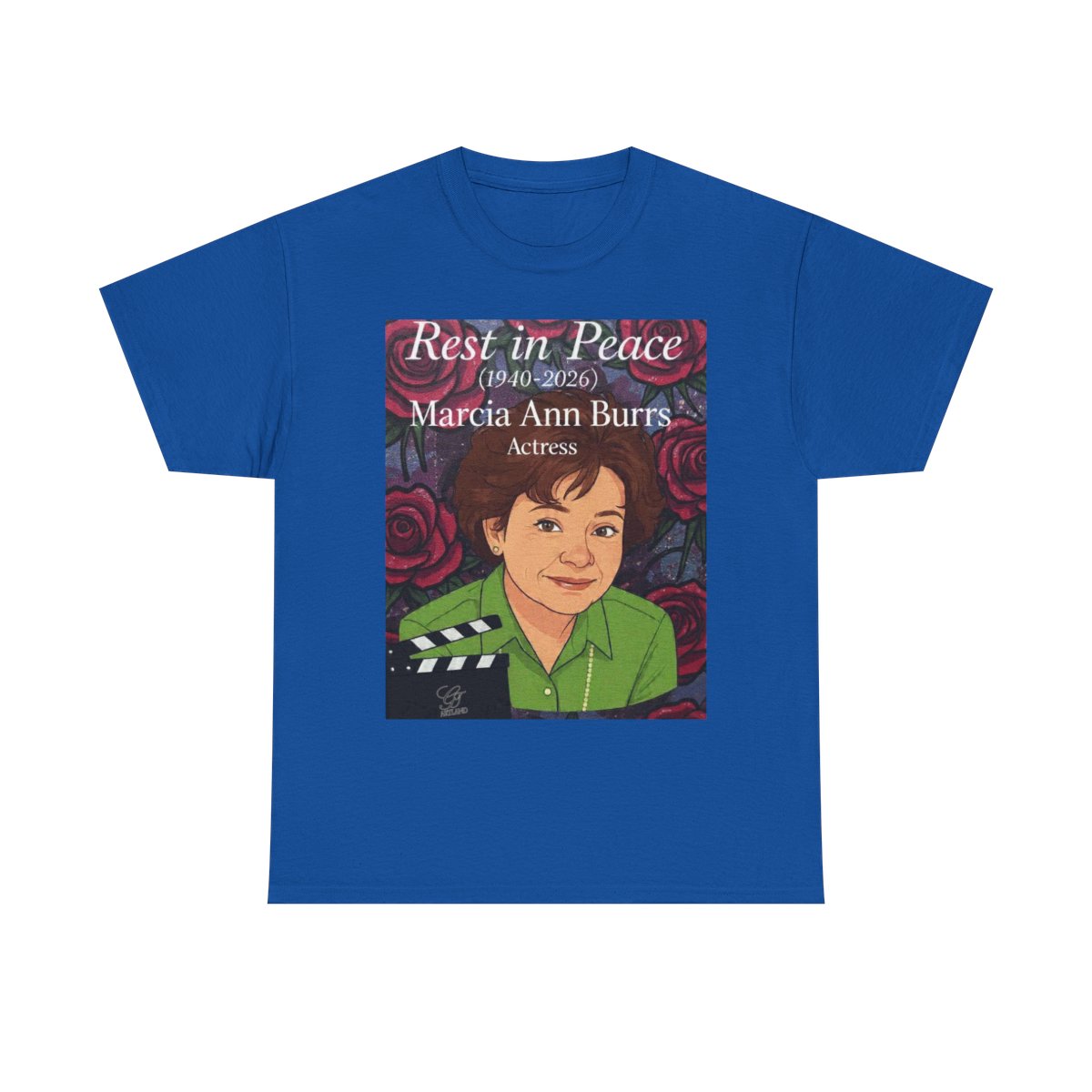Marcia Ann Burrs Memerial Actress Legend Unisex Heavy Cotton Tee BY GT ARTLAND