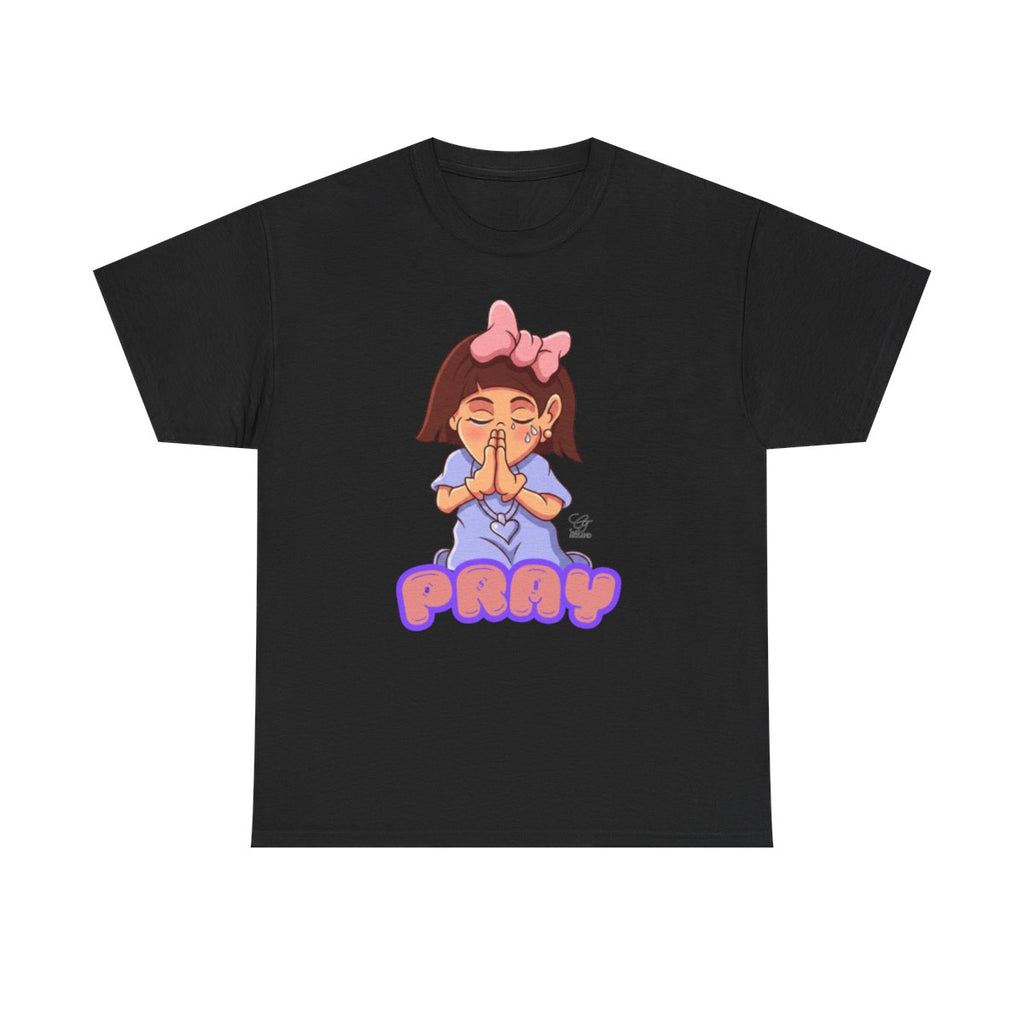 Pray Original Designer Unisex Heavy Cotton Tee by GT Artland