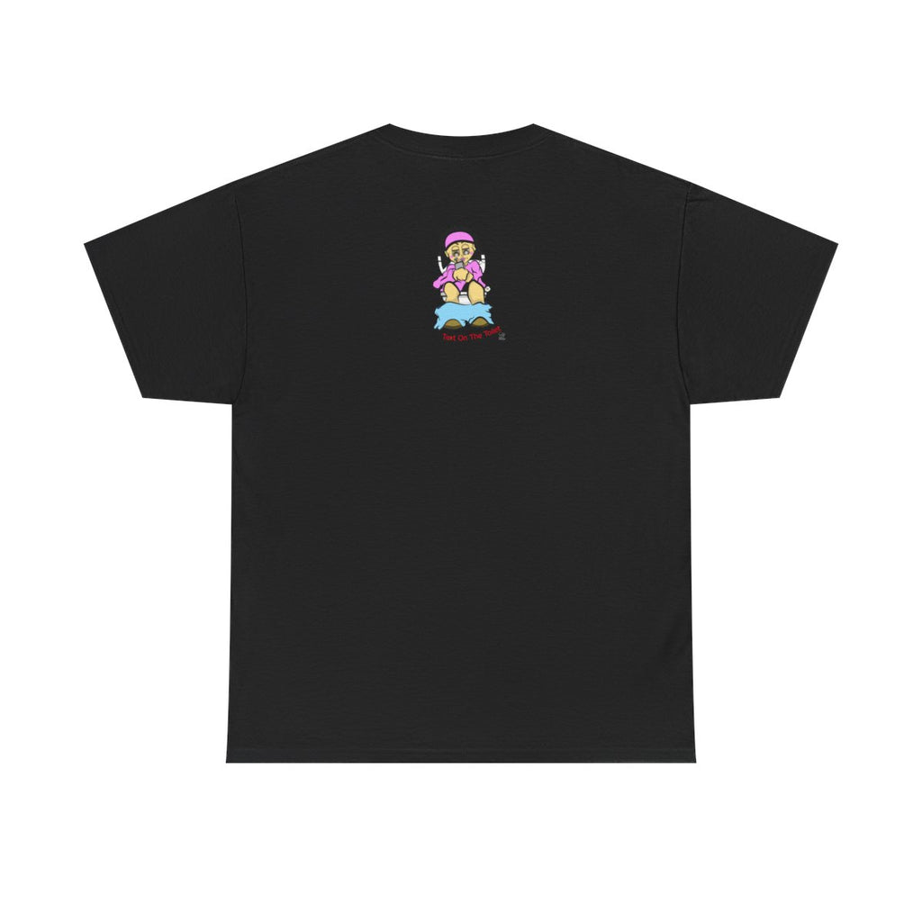 Text On The Toilet l Unisex style Heavy Cotton Tee BY GT ARTLAND