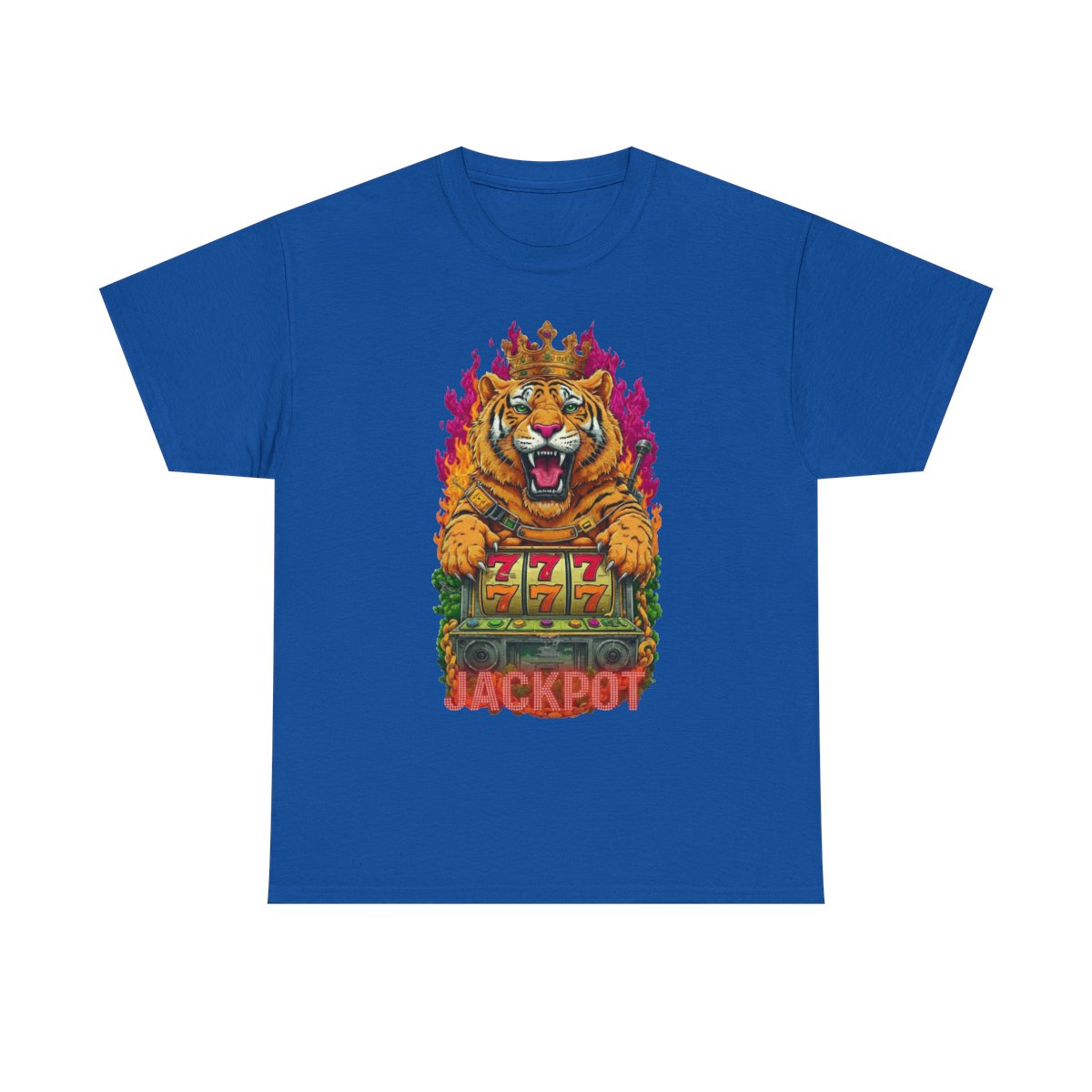 Jackpot King Tiger GT Designer Unisex Heavy Cotton Tee BY GT ARTLAND