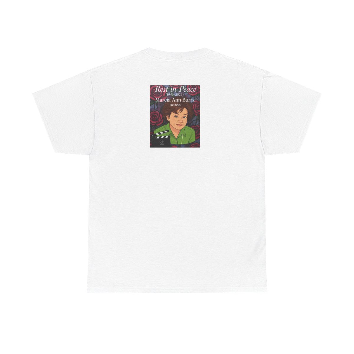Marcia Ann Burrs Memerial Actress Legend Unisex Heavy Cotton Tee BY GT ARTLAND