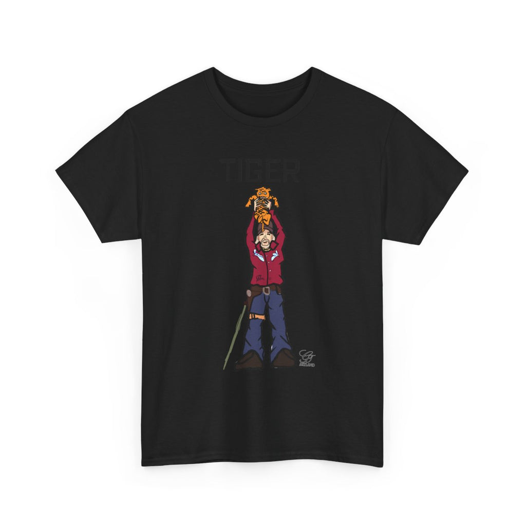 Tiger King Urban Toon Designer Edition Unisex Heavy Cotton Tee BY GT ARTLAND