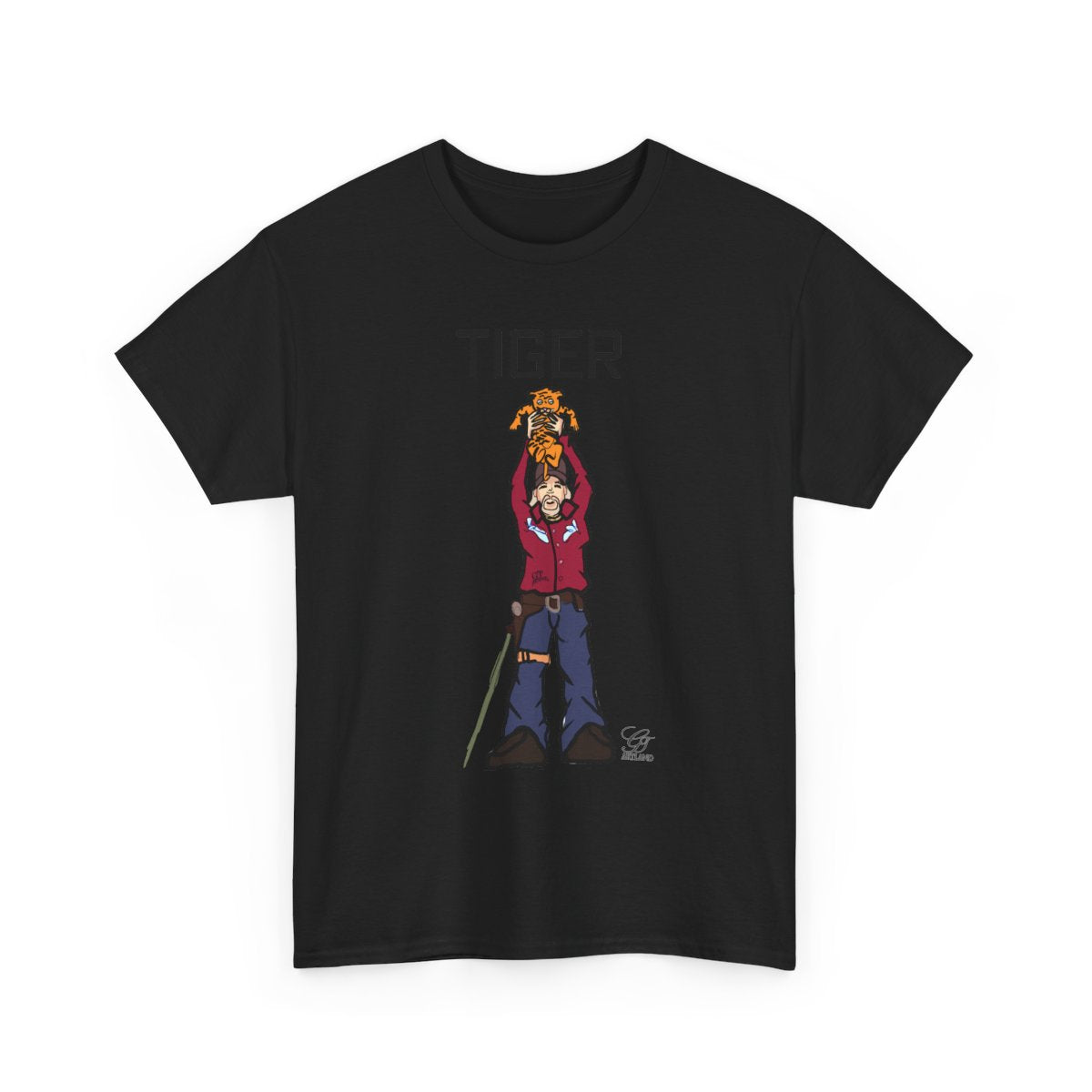 Tiger King Urban Toon Designer Edition Unisex Heavy Cotton Tee BY GT ARTLAND