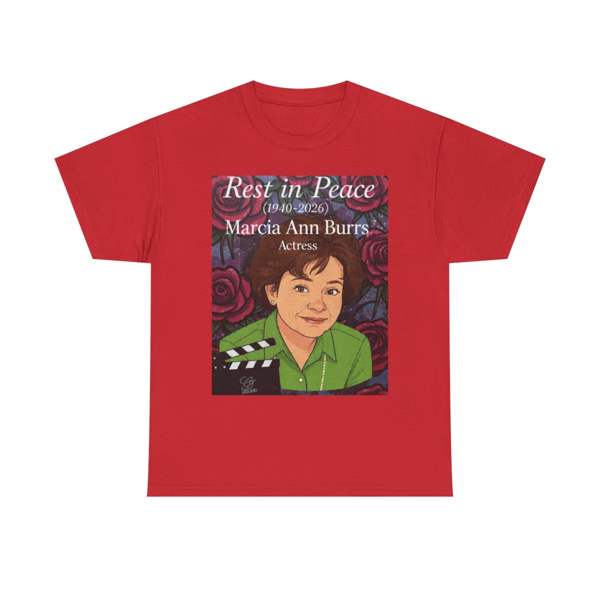 Marcia Ann Burrs Memerial Actress Legend Unisex Heavy Cotton Tee BY GT ARTLAND