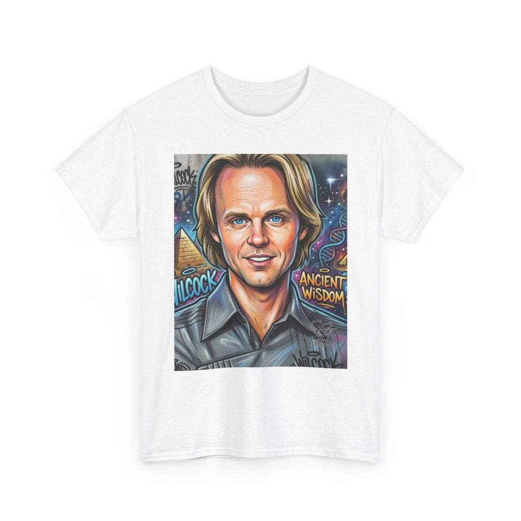 David Wilcock Legendary Urban Graphic Unisex Heavy Cotton Tee by GT Artland
