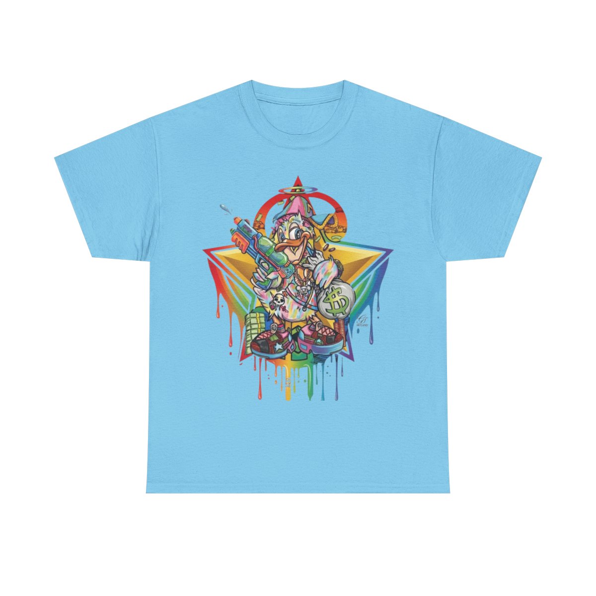Urban Duck Super Swag Designer Unisex Heavy Cotton Tee by GT Artland
