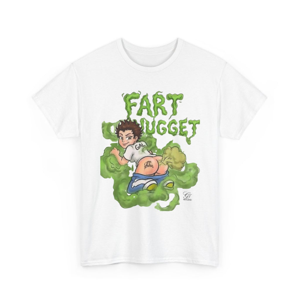 Fart Nugget Girl Unisex Heavy Cotton Tee by GT Artland