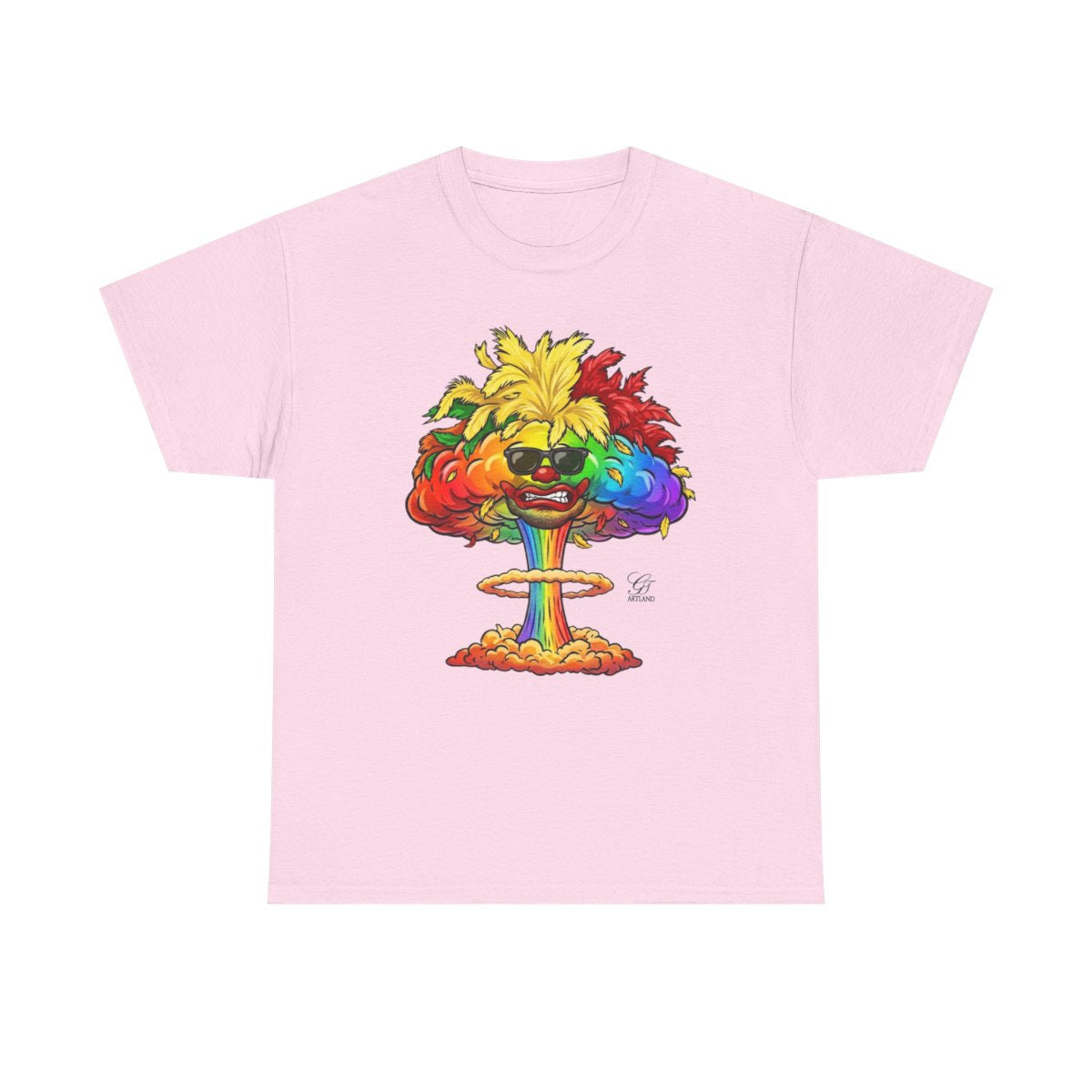 Mushroom Nuclear Cloud GT Soldier Fan Gear Unisex Heavy Cotton Tee by GT Artland