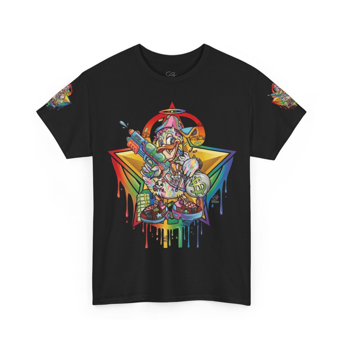 Urban Duck Super Swag Elite Designer Unisex Heavy Cotton Tee by GT Artland