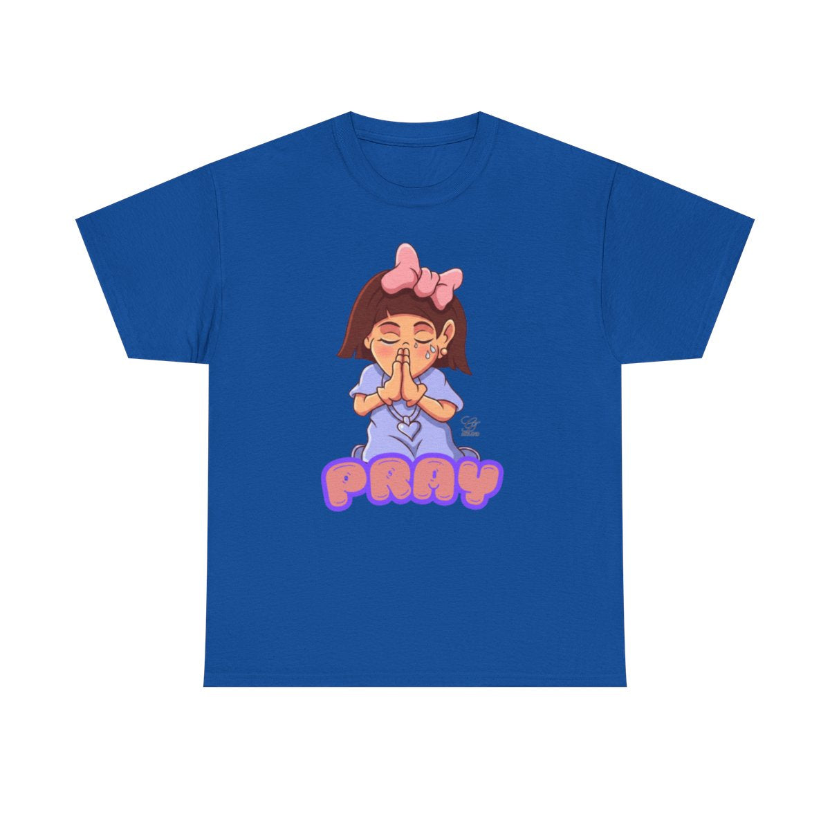 Pray Original Designer Unisex Heavy Cotton Tee by GT Artland