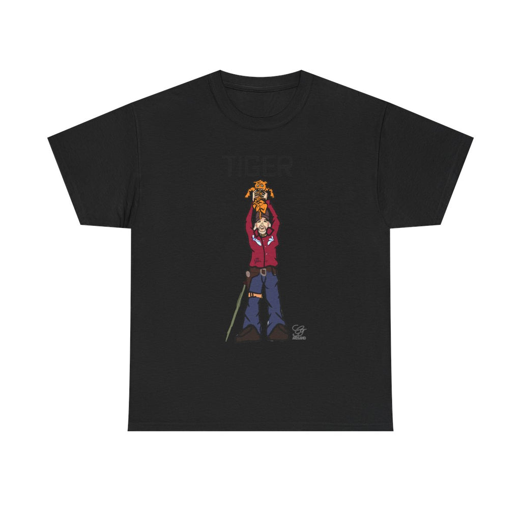 Tiger King Urban Toon Designer Edition Unisex Heavy Cotton Tee BY GT ARTLAND