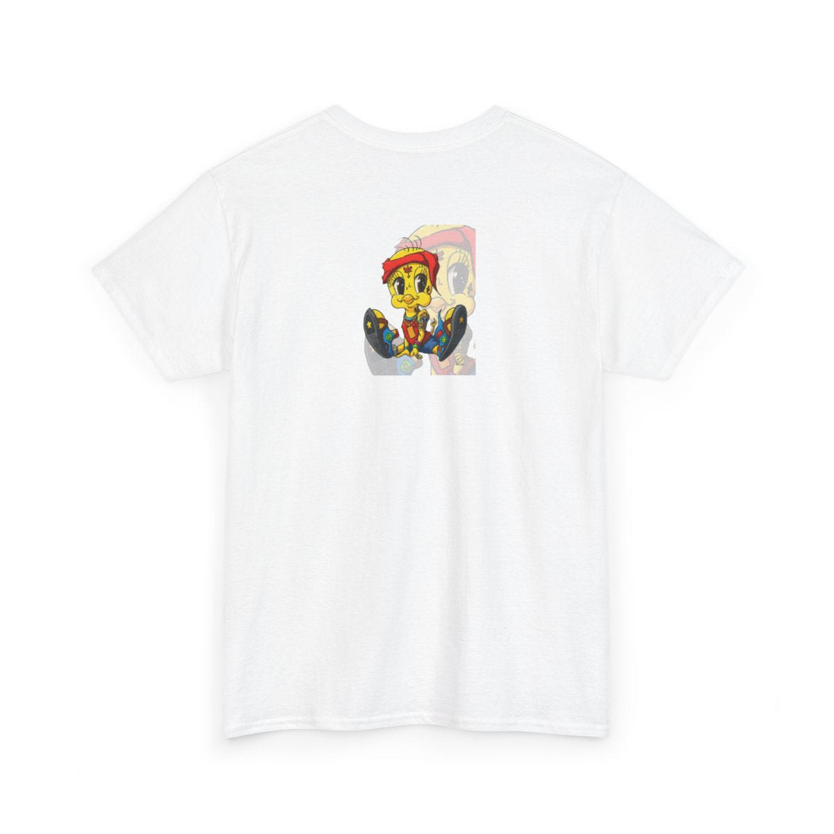 Red Bandana Ghetto Tweet Bird Designer Unisex style Heavy Cotton Tee BY GT ARTLAND
