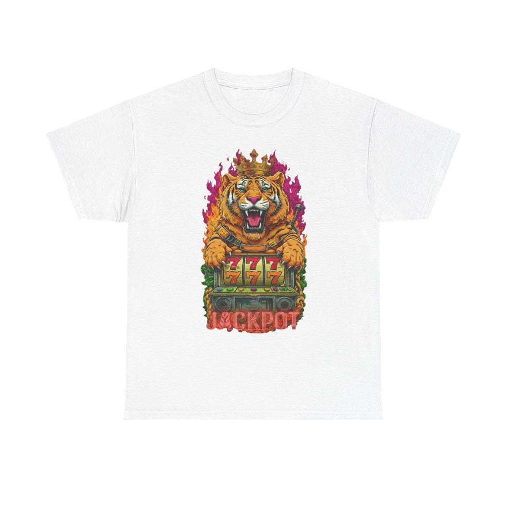 Jackpot King Tiger GT Designer Unisex Heavy Cotton Tee BY GT ARTLAND