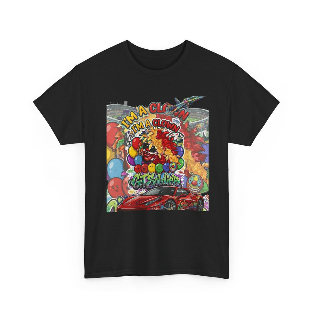 GT Soldier "Im a Clown" Unisex Heavy Cotton Tee by GT Artland