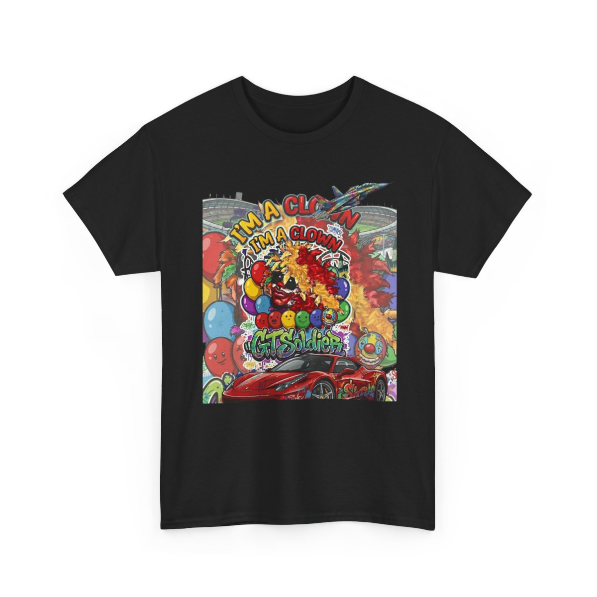GT Soldier "Im a Clown" Unisex Heavy Cotton Tee by GT Artland