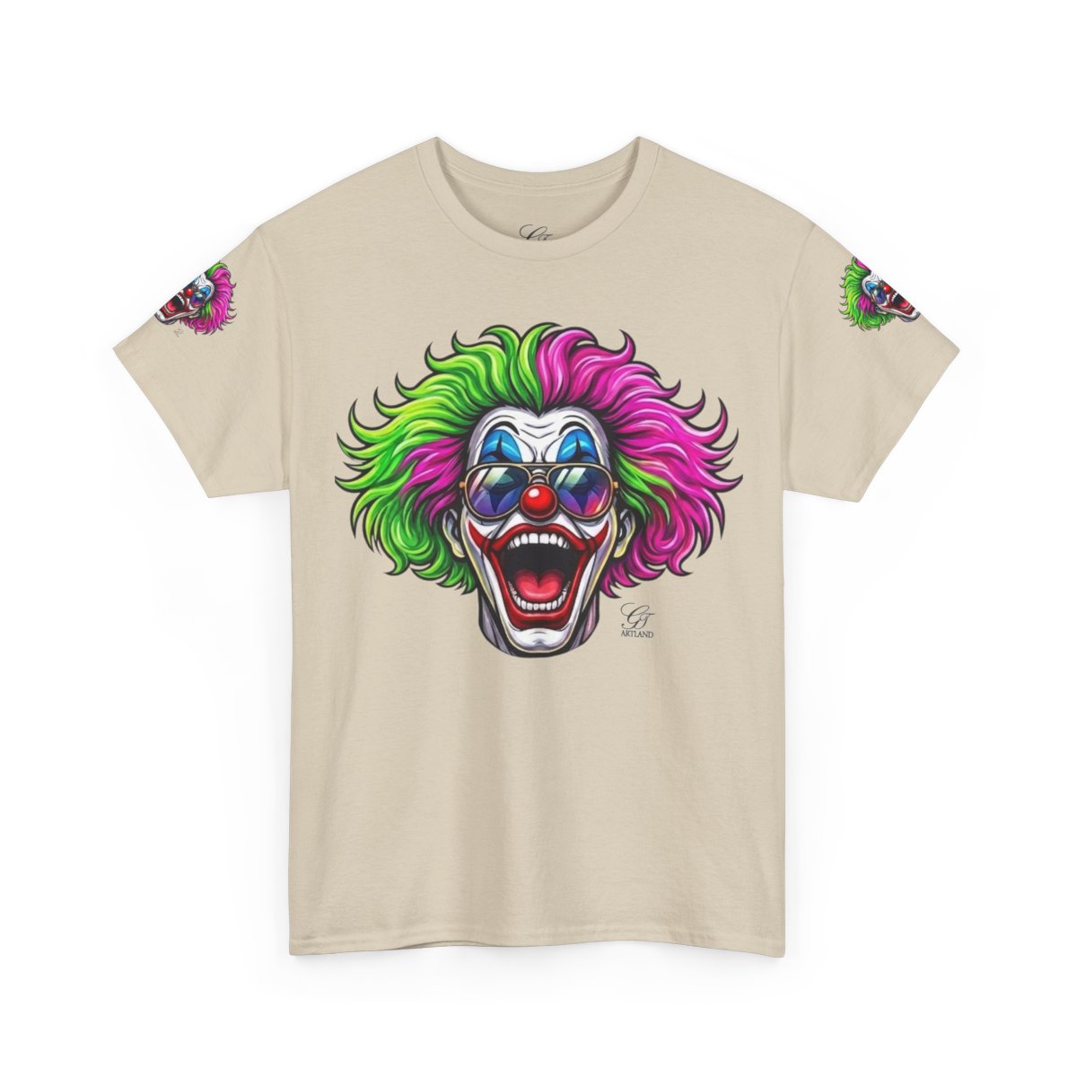 GT Soldier Clown Rapper Elite Designer Unisex Heavy Cotton Tee by GT Artland