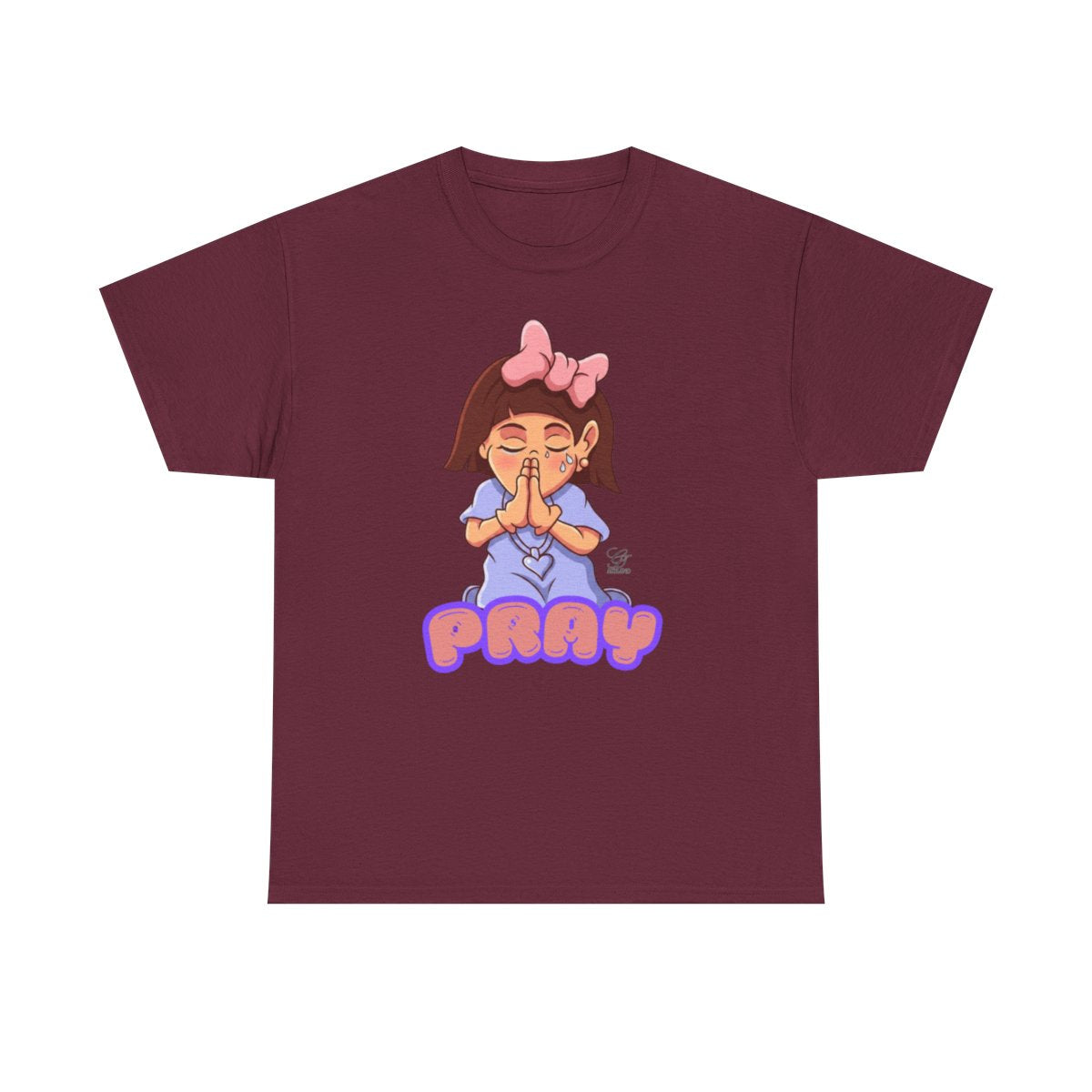 Pray Original Designer Unisex Heavy Cotton Tee by GT Artland