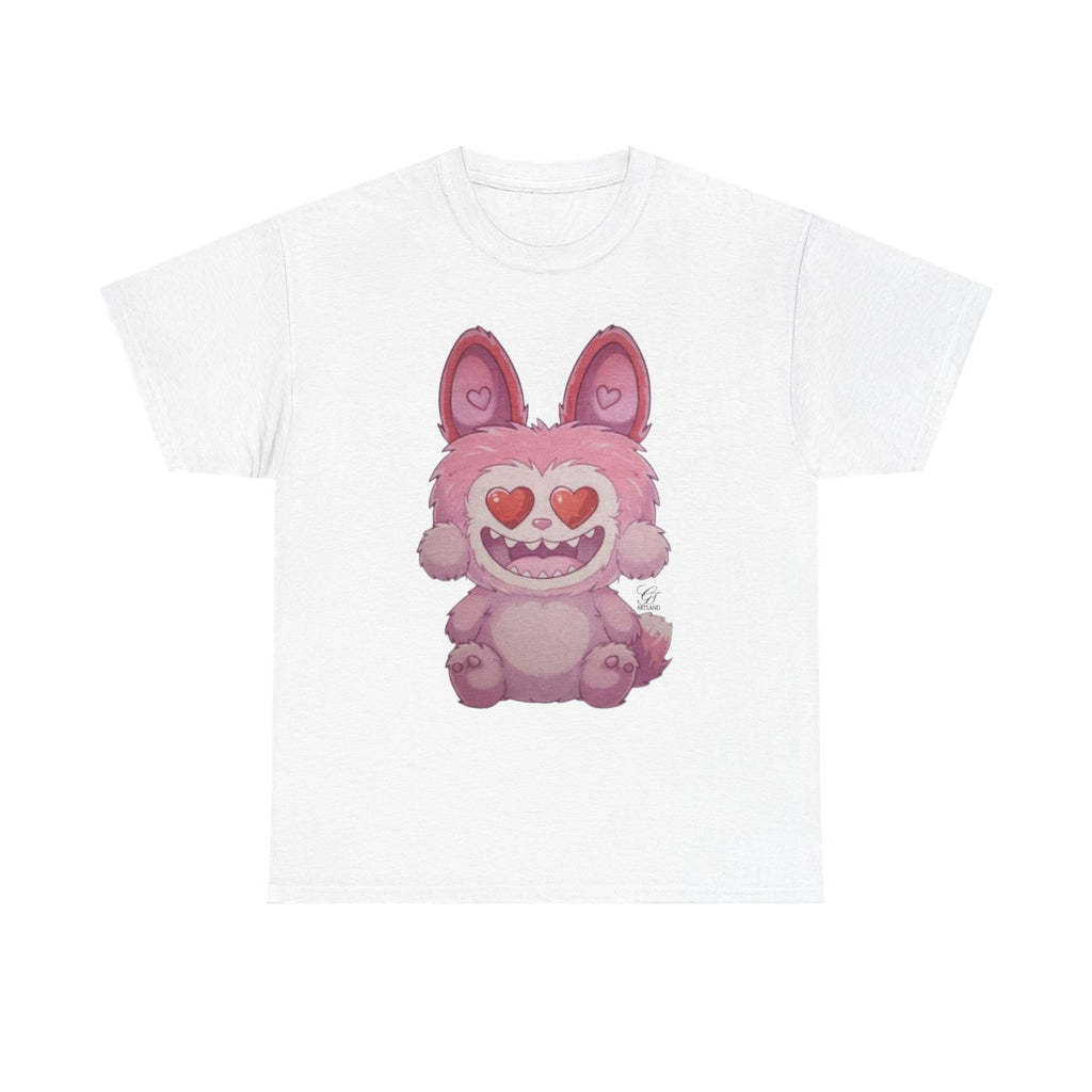 Pink Bubu Designer Unisex Heavy Cotton Tee BY GT ARTLAND