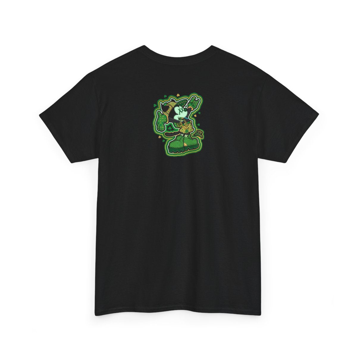 Lucky Charm Urban Irish Urban Mickey Designer Unisex Heavy Cotton Tee by GT Artland