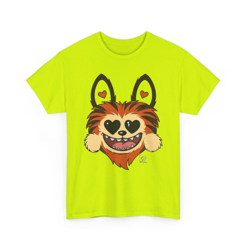 Tiger Bubu Designer Unisex Heavy Cotton Tee BY GT ARTLAND