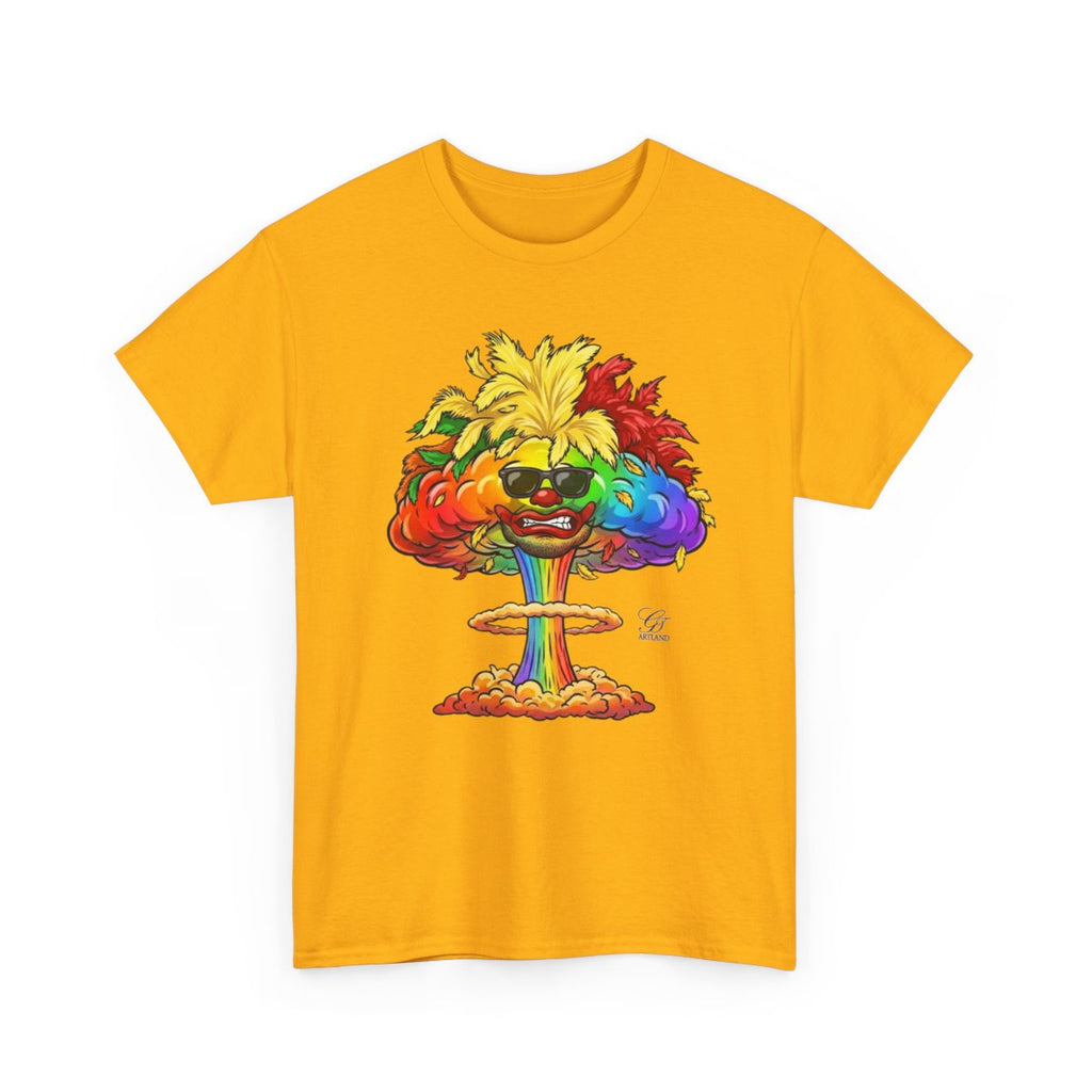 Mushroom Nuclear Cloud GT Soldier Fan Gear Unisex Heavy Cotton Tee by GT Artland