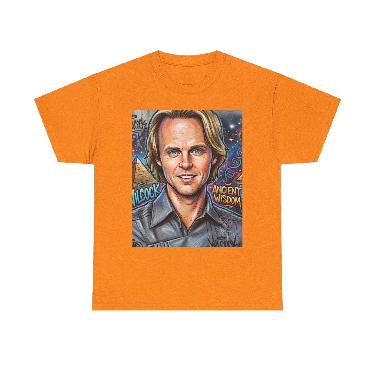 David Wilcock Legendary Urban Graphic Unisex Heavy Cotton Tee by GT Artland