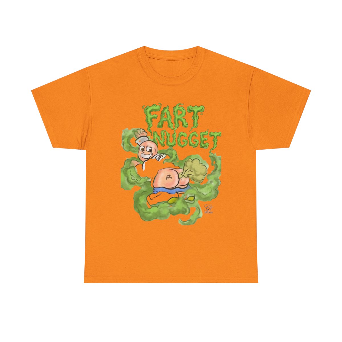 Fart Nugget Unisex Heavy Cotton Tee by GT Artland