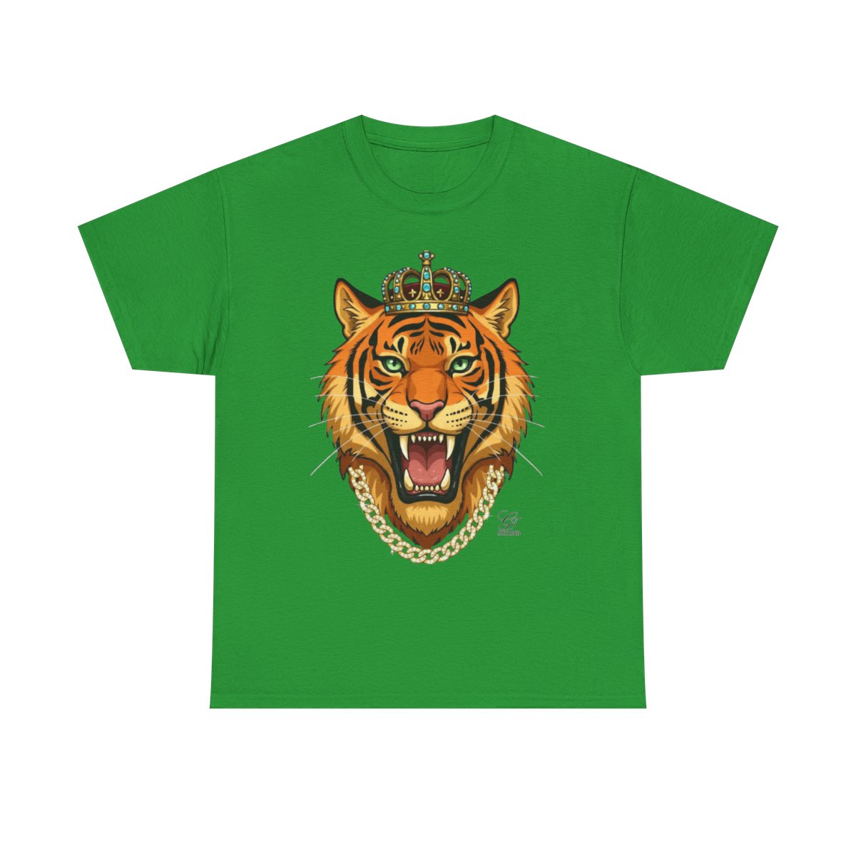 King Tiger GT Designer Unisex Heavy Cotton Tee BY GT ARTLAND