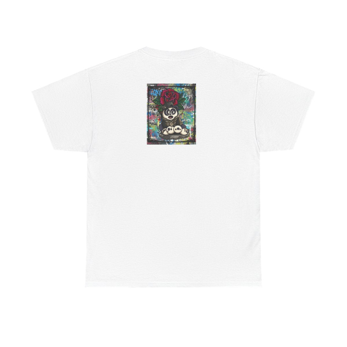 Urban Designer Panda Rose Artist Edtion Unisex Heavy Cotton Tee BY GT ARTLAND