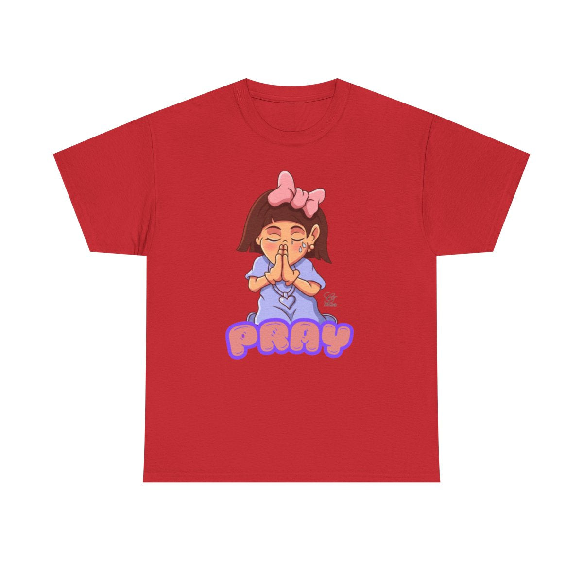 Pray Original Designer Unisex Heavy Cotton Tee by GT Artland