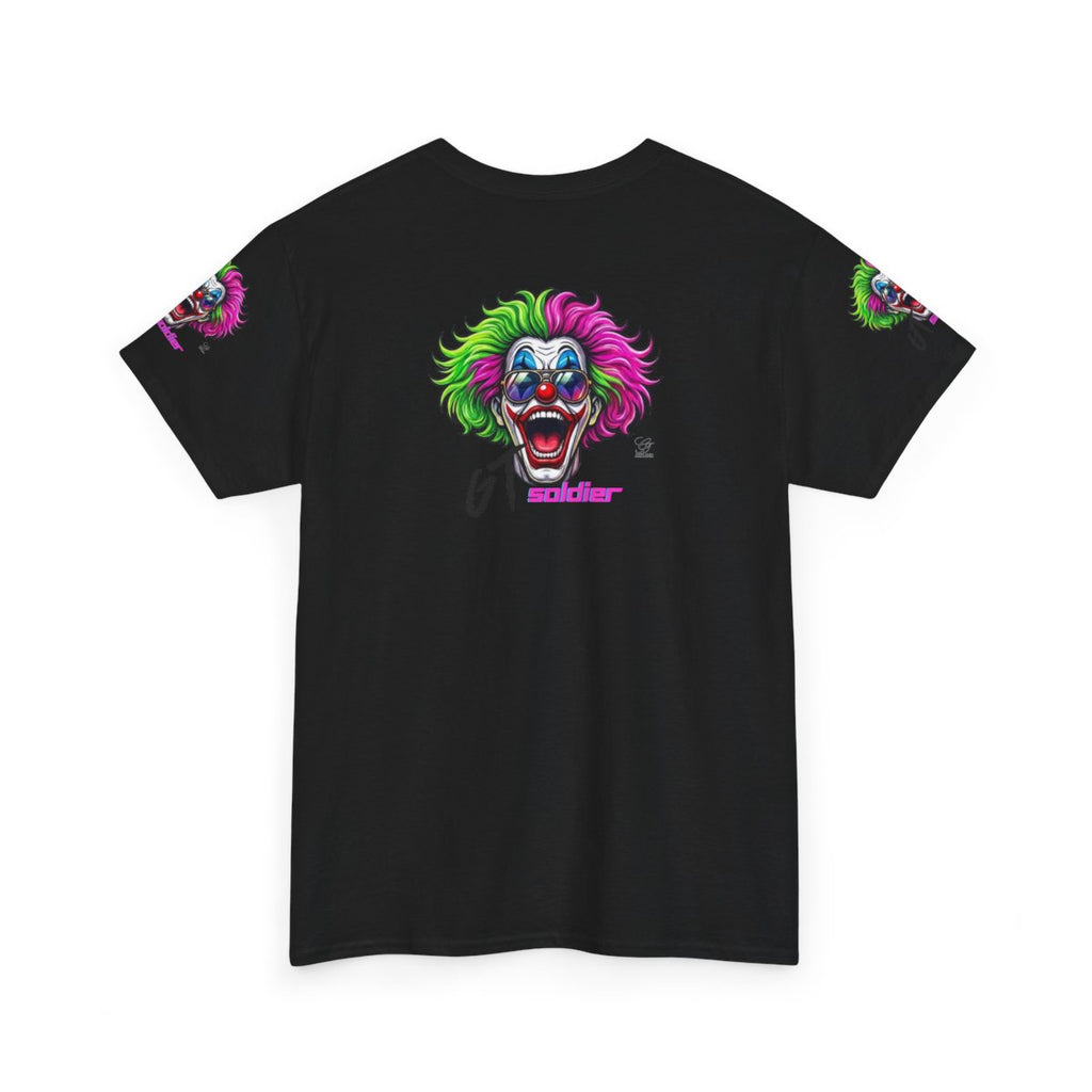 GT Soldier Clown Rapper Fan Gear Elite Designer Unisex Heavy Cotton Tee by GT Artland