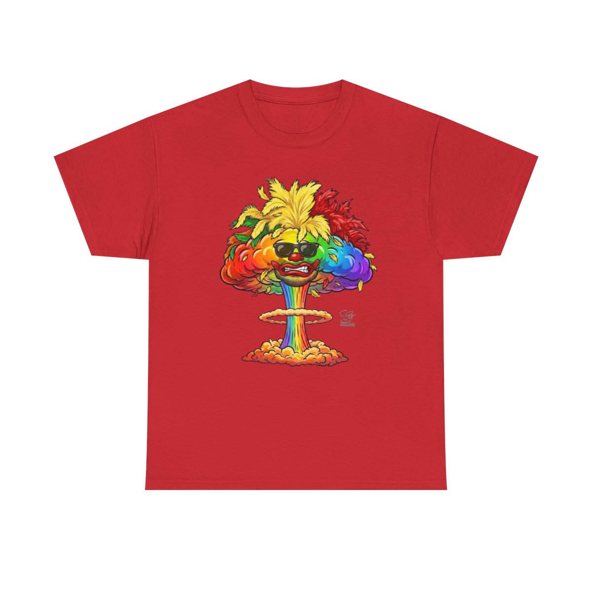 Mushroom Nuclear Cloud GT Soldier Fan Gear Unisex Heavy Cotton Tee by GT Artland