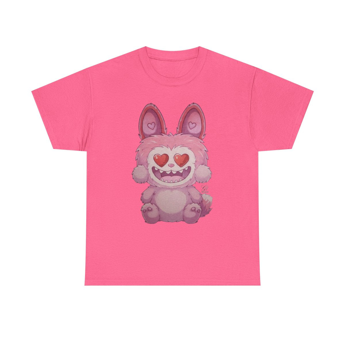 Pink Bubu Designer Unisex Heavy Cotton Tee BY GT ARTLAND