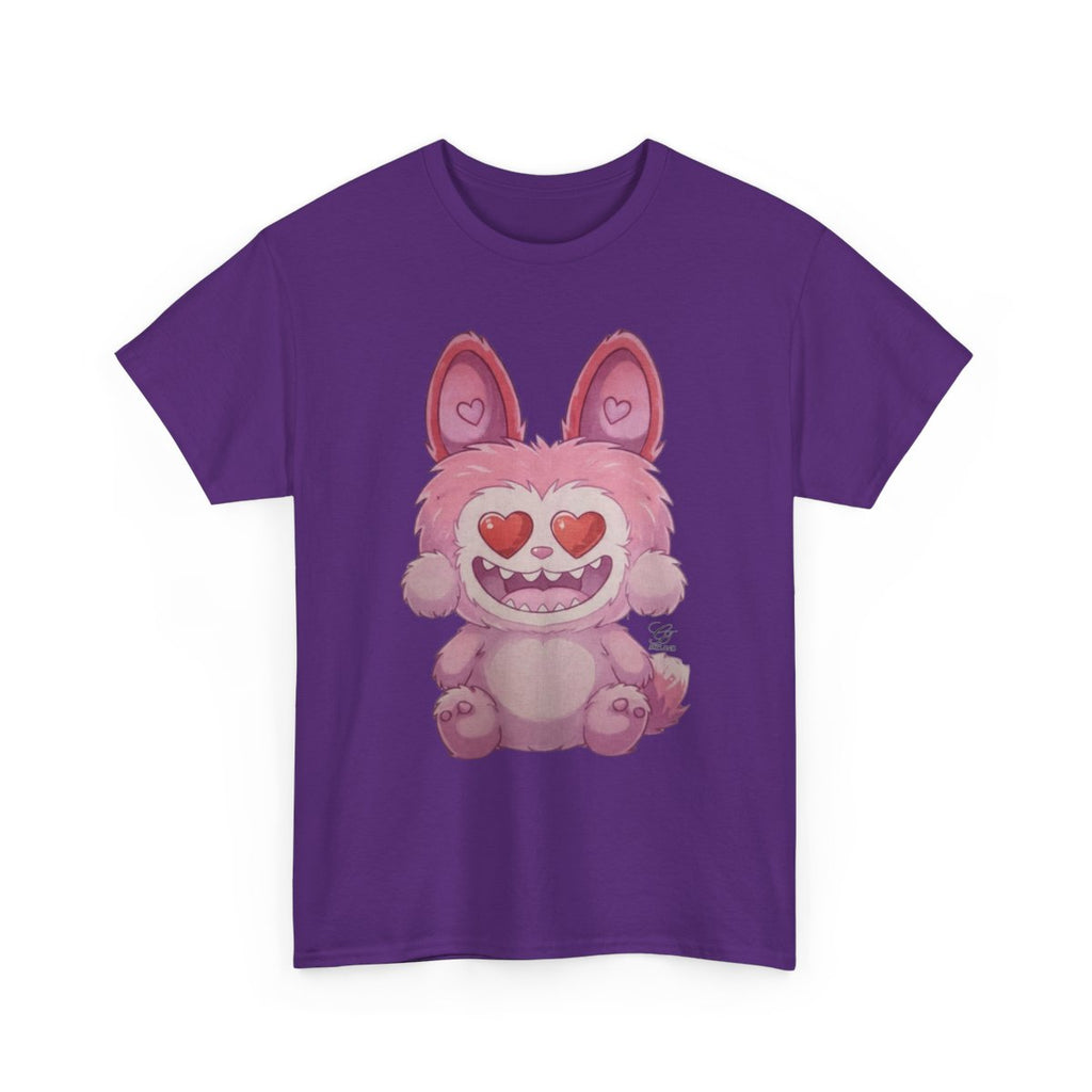 Pink Bubu Designer Unisex Heavy Cotton Tee BY GT ARTLAND