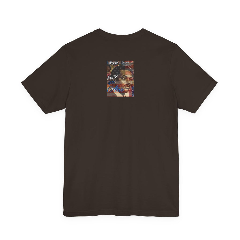 Keep Hope Alive Historical Jesse Jackson Legacy Tribute American PRIDE 1941-2026 Afro Style Unisex Jersey Short Sleeve Tee by GT Artland