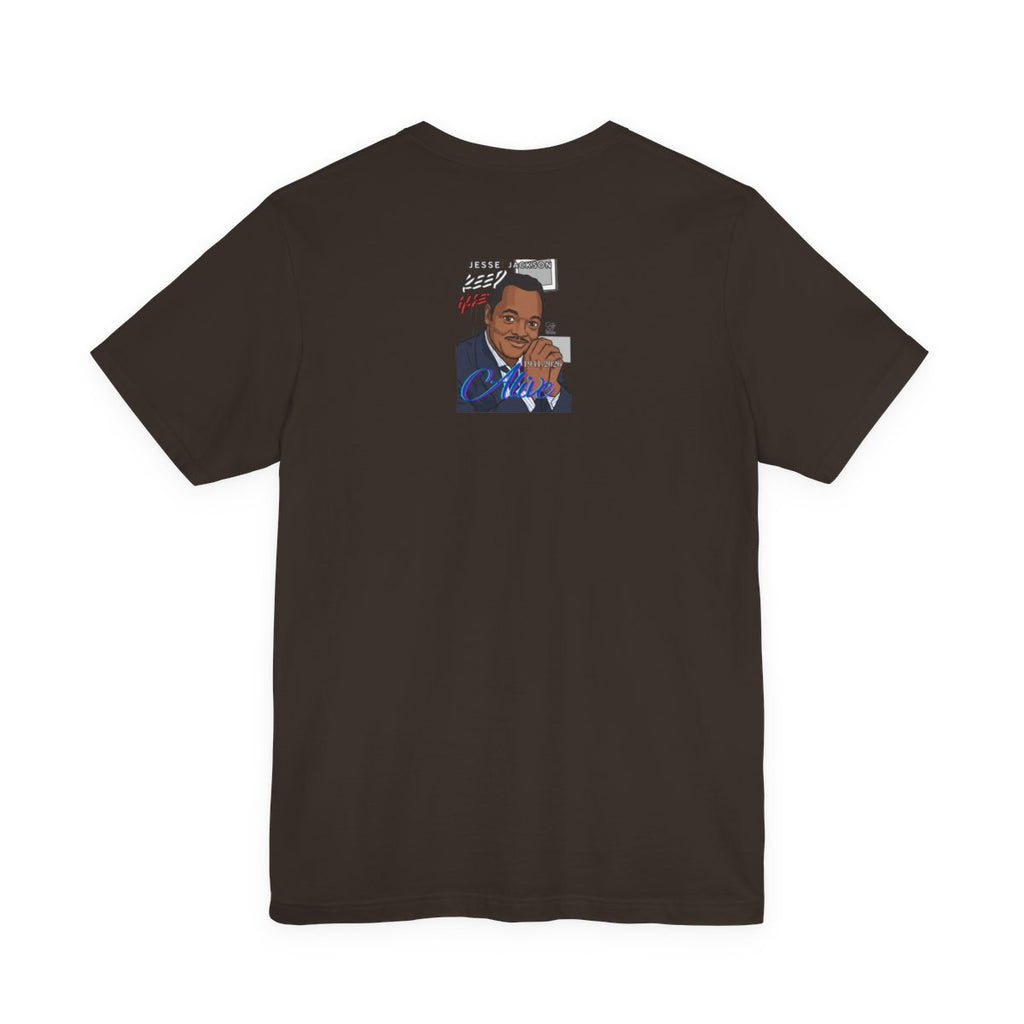 Keep Hope Alive Historical Urban Toon Jesse Jackson Legacy Tribute 1941-2026 Unisex Jersey Short Sleeve Tee by GT Artland