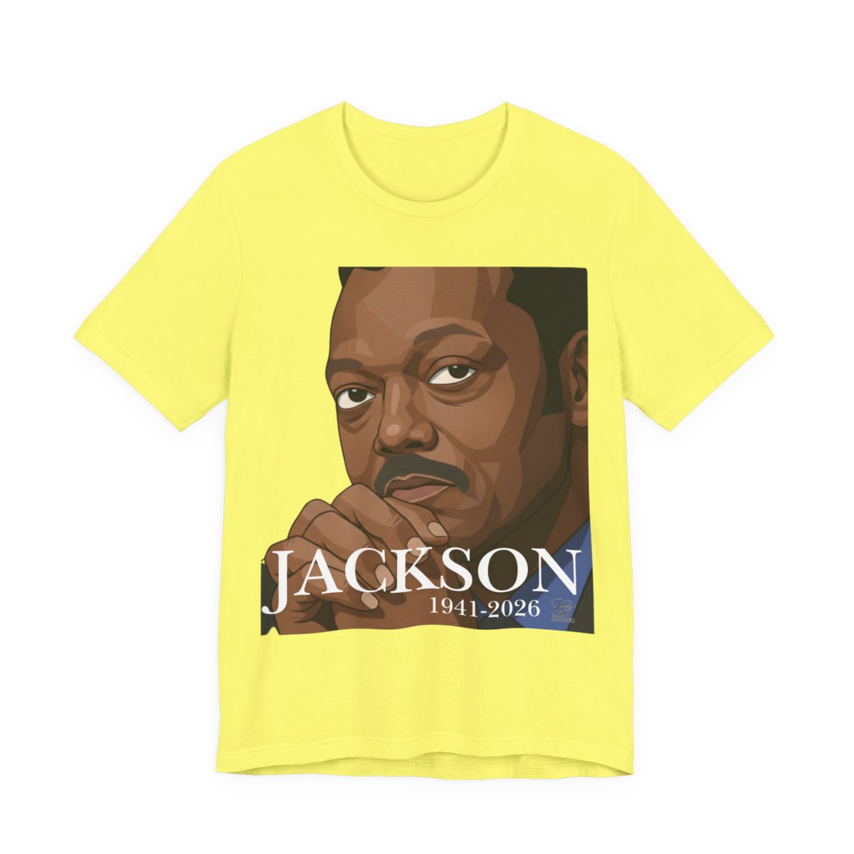 Jesse Jackson R.I.P 1941-2026 Unisex Jersey Short Sleeve Tee by GT Artland