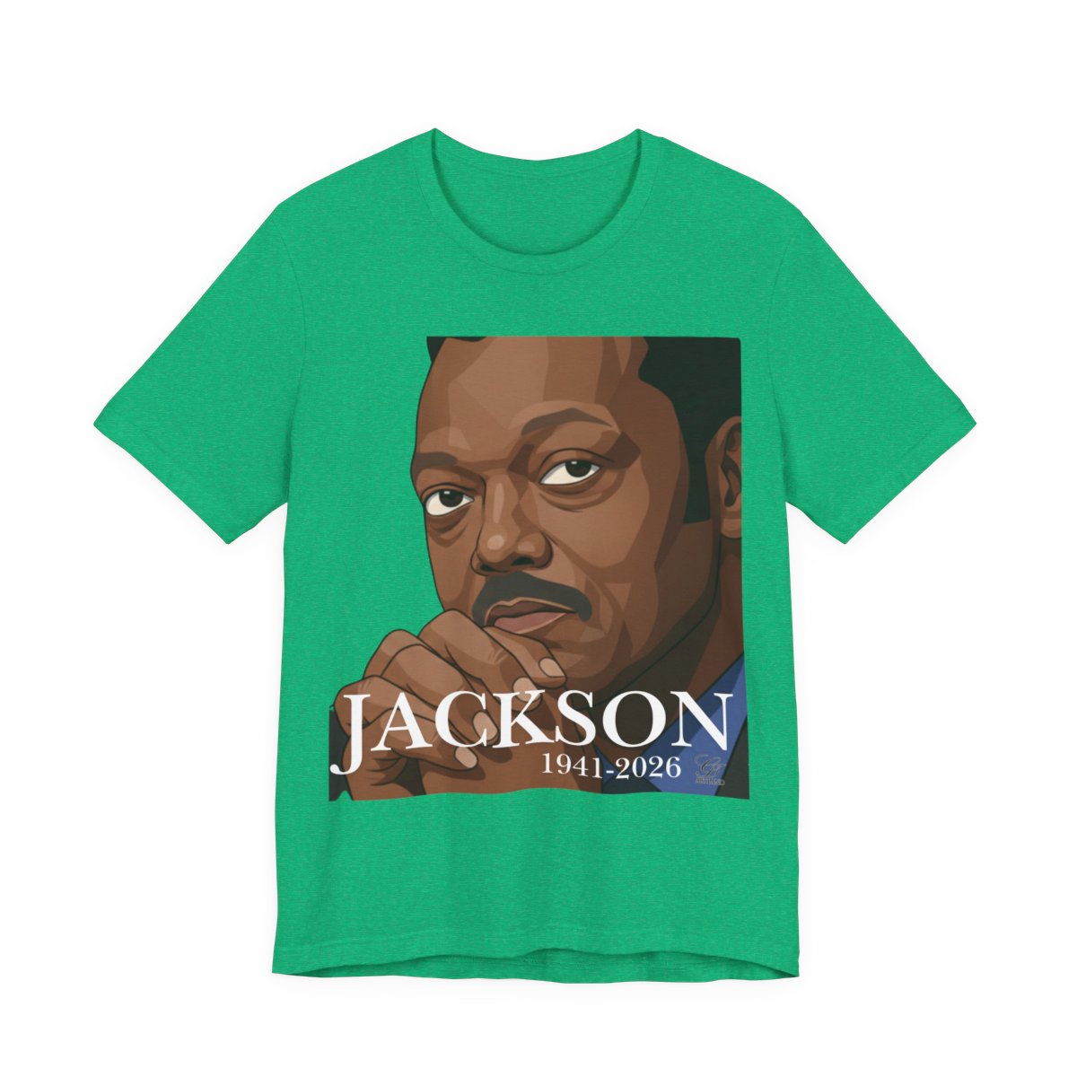 Jesse Jackson R.I.P 1941-2026 Unisex Jersey Short Sleeve Tee by GT Artland