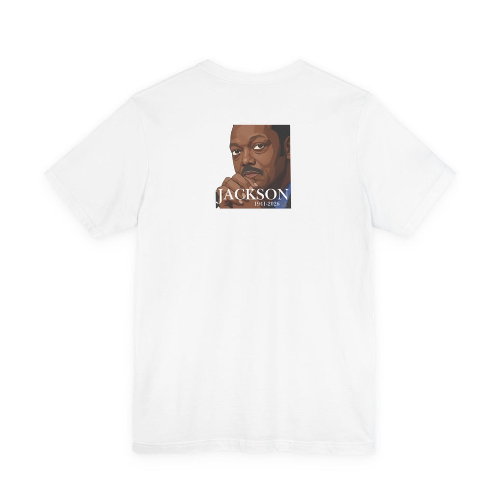 Jesse Jackson R.I.P 1941-2026 Unisex Jersey Short Sleeve Tee by GT Artland