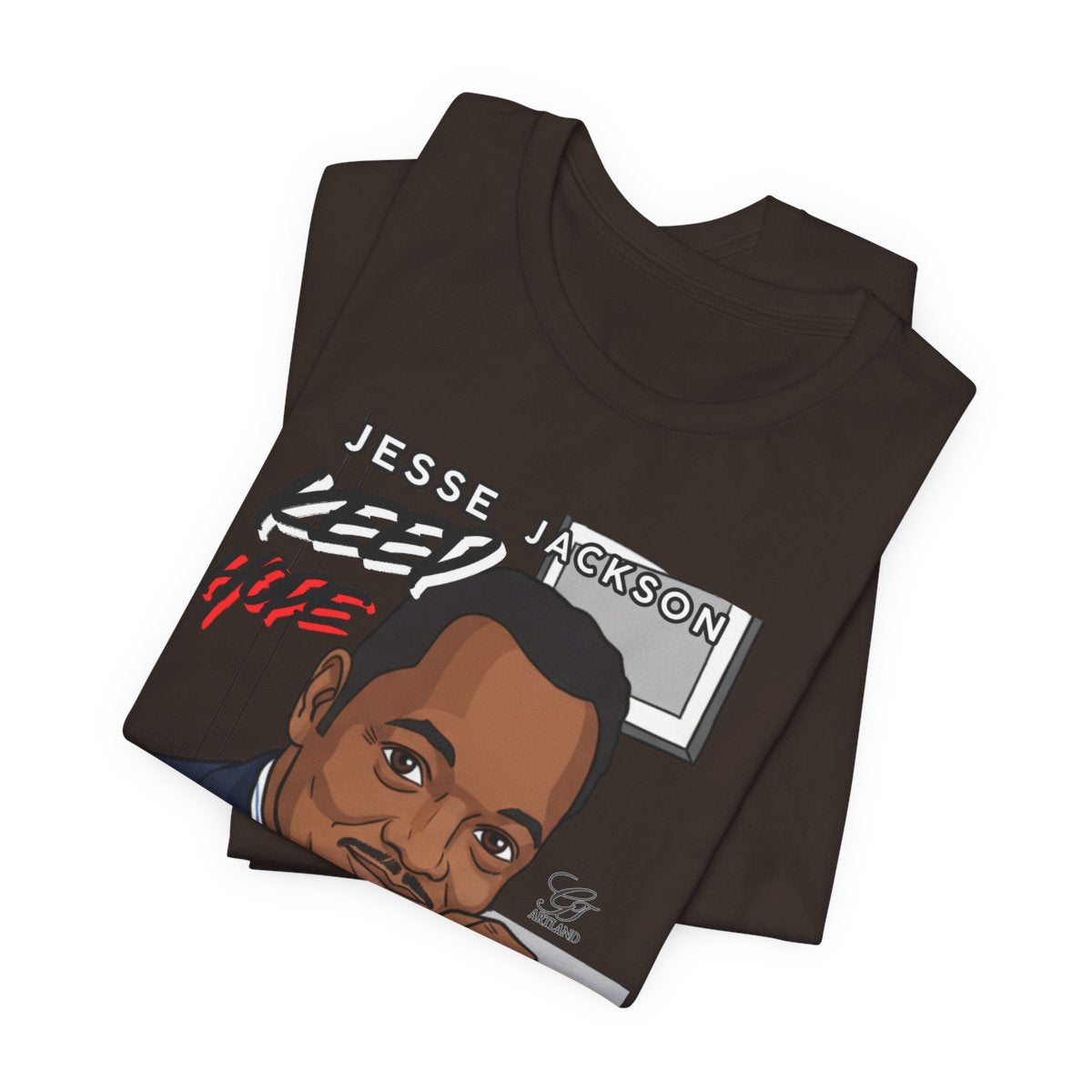 Keep Hope Alive Historical Urban Toon Jesse Jackson Legacy Tribute 1941-2026 Unisex Jersey Short Sleeve Tee by GT Artland