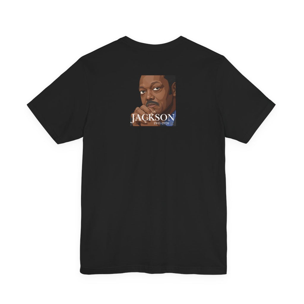Jesse Jackson R.I.P 1941-2026 Unisex Jersey Short Sleeve Tee by GT Artland
