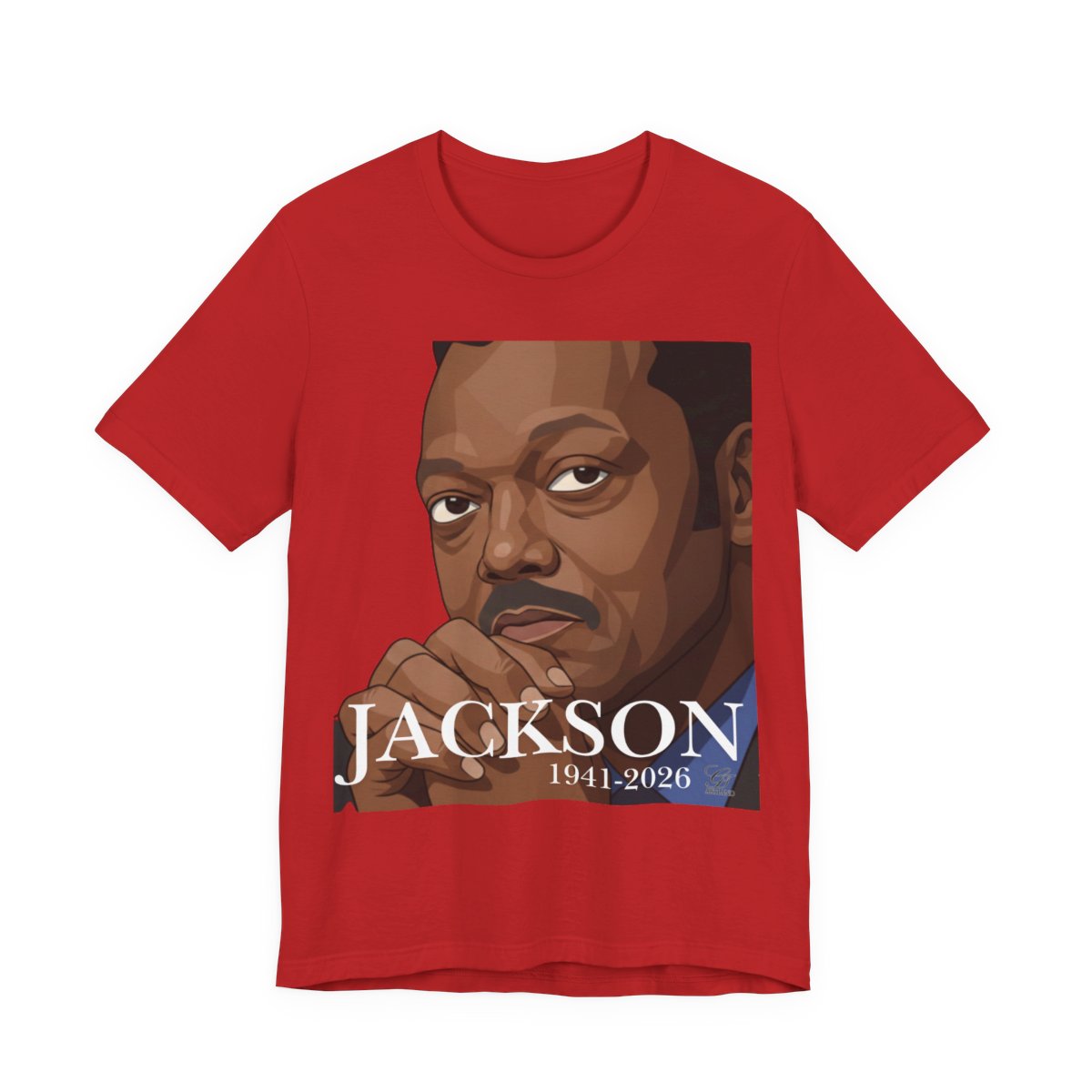 Jesse Jackson R.I.P 1941-2026 Unisex Jersey Short Sleeve Tee by GT Artland
